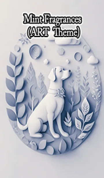 [LINE着せ替え] Mint Fragrance ART Theme197の画像1