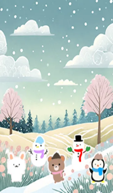 [LINE着せ替え] 可愛い北欧風着せかえ(Winter-252)の画像1