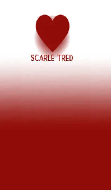 [LINE着せ替え] Scarlet Red & White Theme V.5 (JP)の画像1