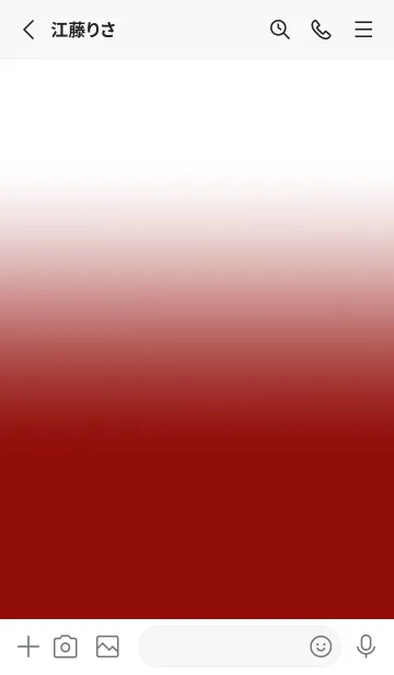 [LINE着せ替え] Scarlet Red & White Theme V.5 (JP)の画像2