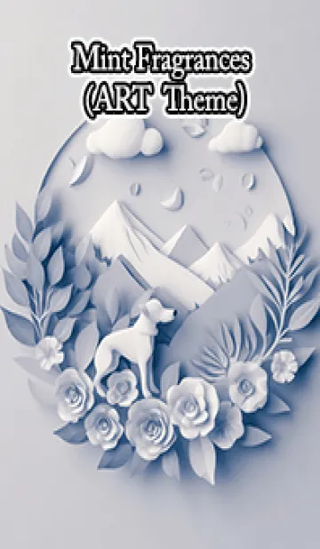 [LINE着せ替え] Mint Fragrance ART Theme201の画像1