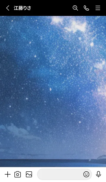 [LINE着せ替え] 秋の夜空#LK217。の画像2