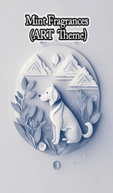 [LINE着せ替え] Mint Fragrance ART Theme203の画像1