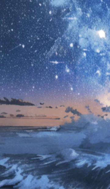 [LINE着せ替え] 秋の夜空#LK216。の画像1