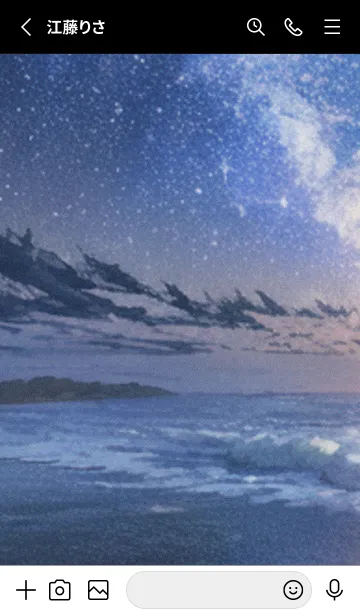 [LINE着せ替え] 秋の夜空#LK210。の画像2