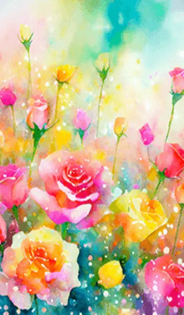 [LINE着せ替え] 薔薇(バラ)の花の着せかえ(R209)の画像1