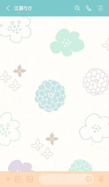 [LINE着せ替え] 北欧風 鞠 花13の画像2