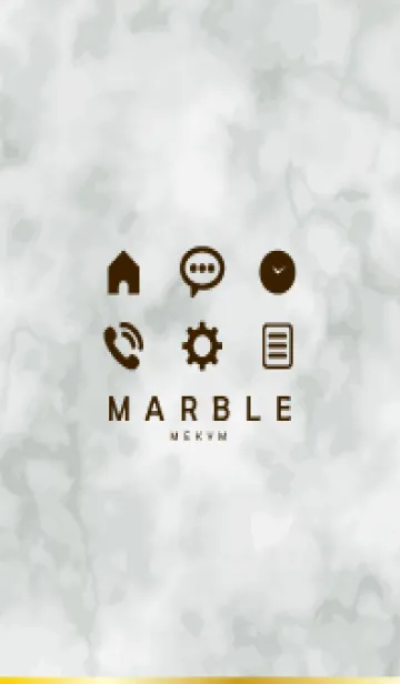 [LINE着せ替え] MONOTONE MARBLE-ICON 28の画像1