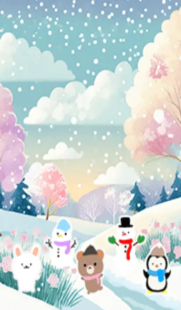 [LINE着せ替え] 可愛い北欧風着せかえ(Winter-267)の画像1