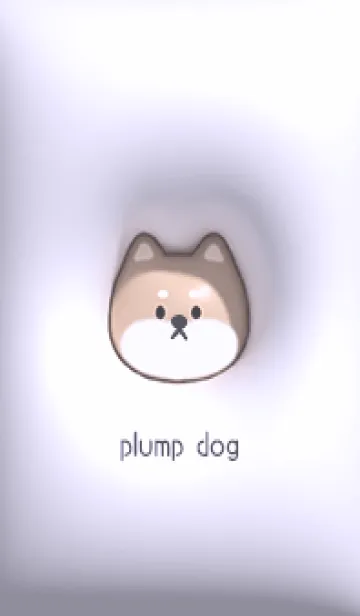 [LINE着せ替え] purple♡ぷっくり犬とハート12_1の画像1