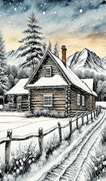 [LINE着せ替え] 優美な冬の風景の着せかえ(Winter-192)の画像1