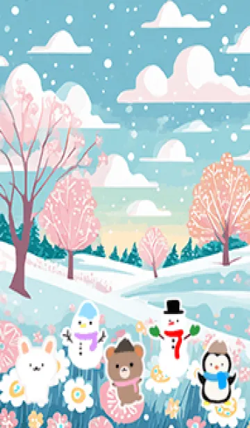 [LINE着せ替え] 可愛い北欧風着せかえ(Winter-266)の画像1