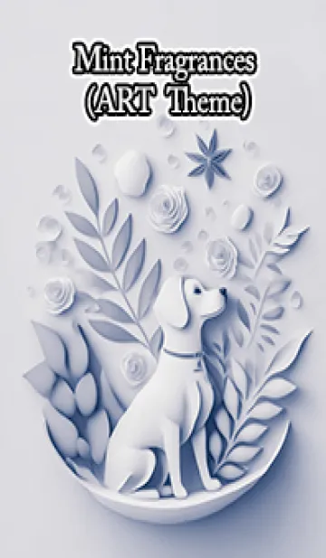 [LINE着せ替え] Mint Fragrance ART Theme213の画像1