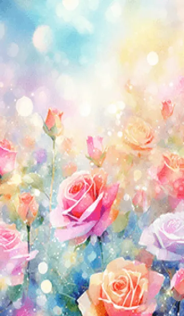 [LINE着せ替え] 薔薇(バラ)の花の着せかえ(R214)の画像1