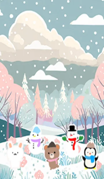 [LINE着せ替え] 可愛い北欧風着せかえ(Winter-263)の画像1