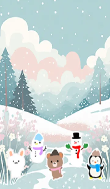 [LINE着せ替え] 可愛い北欧風着せかえ(Winter-262)の画像1