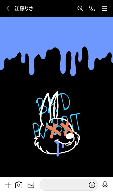 [LINE着せ替え] バッド ラビット 268の画像2