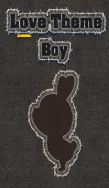 [LINE着せ替え] Rabbit and jeans fabric theme 22の画像1