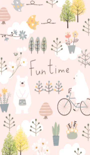 [LINE着せ替え] babypink♡楽しい時間09_1の画像1