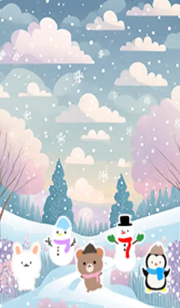 [LINE着せ替え] 可愛い北欧風着せかえ(Winter-278)の画像1