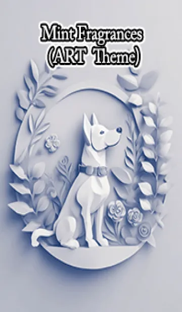 [LINE着せ替え] Mint Fragrance ART Theme222の画像1