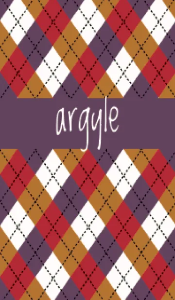 [LINE着せ替え] アーガイル チェック 15の画像1