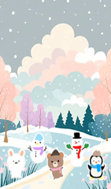 [LINE着せ替え] 可愛い北欧風着せかえ(Winter-275)の画像1