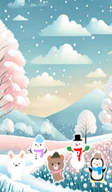 [LINE着せ替え] 可愛い北欧風着せかえ(Winter-274)の画像1