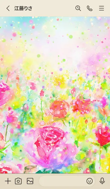 [LINE着せ替え] 薔薇(バラ)の花の着せかえ(R226)の画像2