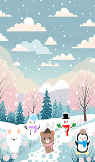 [LINE着せ替え] 可愛い北欧風着せかえ(Winter-273)の画像1