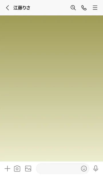 [LINE着せ替え] 鶯色★ベージュ.TKCの画像2