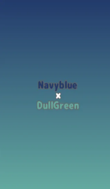 [LINE着せ替え] 紺色★くすみグリーン.TKCの画像1