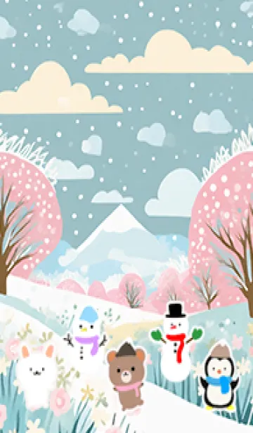 [LINE着せ替え] 可愛い北欧風着せかえ(Winter-272)の画像1