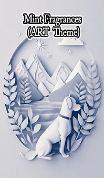 [LINE着せ替え] Mint Fragrance ART Theme229の画像1