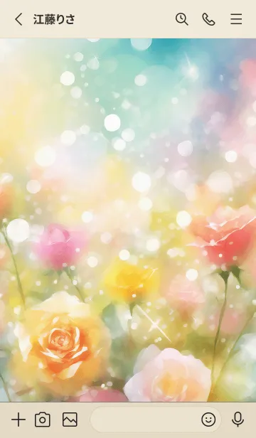 [LINE着せ替え] 薔薇(バラ)の花の着せかえ(R230)の画像2