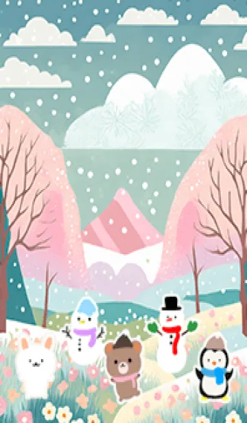 [LINE着せ替え] 可愛い北欧風着せかえ(Winter-282)の画像1