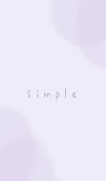 [LINE着せ替え] シンプル水彩 / ラベンダーの画像1