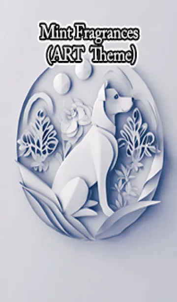 [LINE着せ替え] Mint Fragrance ART Theme237の画像1