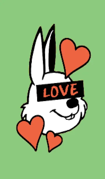 [LINE着せ替え] ラブ ラビット 91の画像1