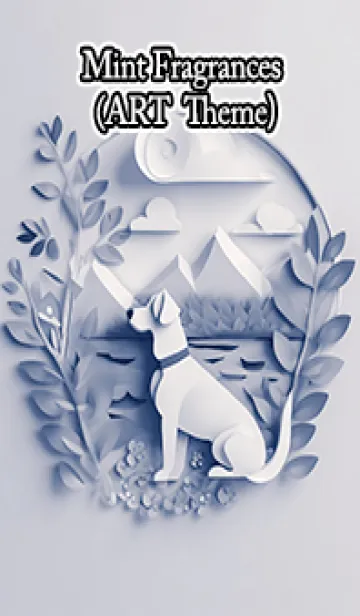 [LINE着せ替え] Mint Fragrance ART Theme238の画像1