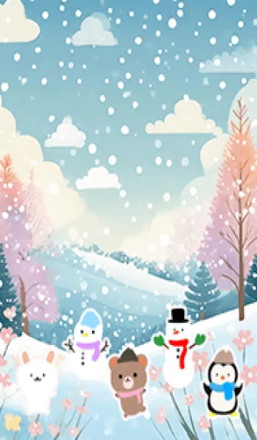 [LINE着せ替え] 可愛い北欧風着せかえ(Winter-290)の画像1