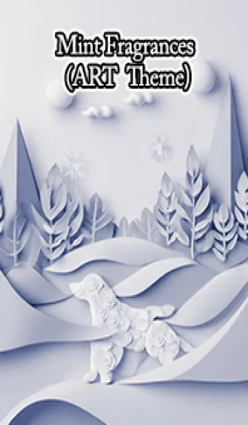 Mint Fragrance ART Theme239のLINE着せ替え