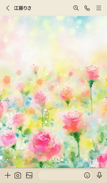 [LINE着せ替え] 薔薇(バラ)の花の着せかえ(R240)の画像2