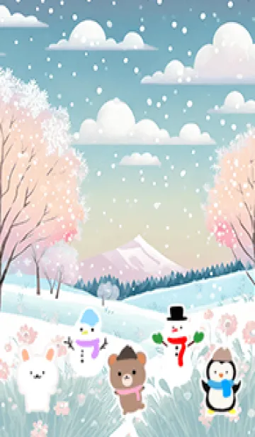 [LINE着せ替え] 可愛い北欧風着せかえ(Winter-291)の画像1