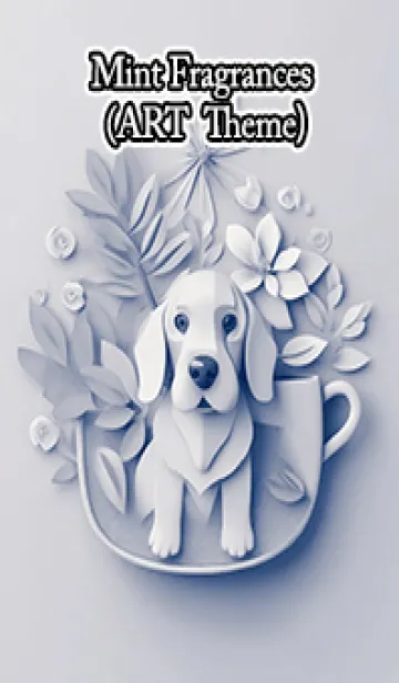 [LINE着せ替え] Mint Fragrance ART Theme249の画像1