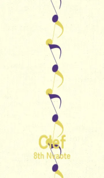 [LINE着せ替え] 八分音符1 パンジーパープルの画像1