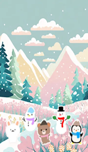 [LINE着せ替え] 可愛い北欧風着せかえ(Winter-292)の画像1