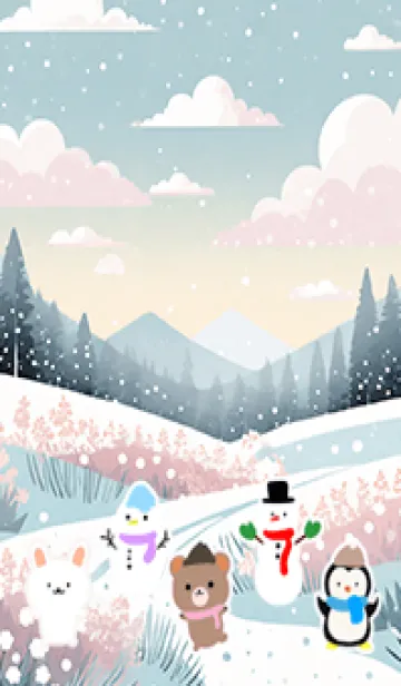 [LINE着せ替え] 可愛い北欧風着せかえ(Winter-294)の画像1