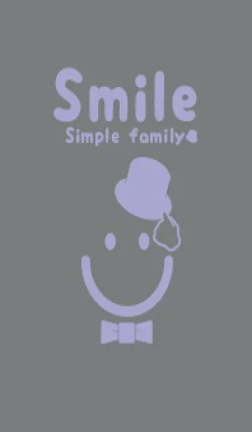 [LINE着せ替え] スマイル＆紳士 鉛色の画像1