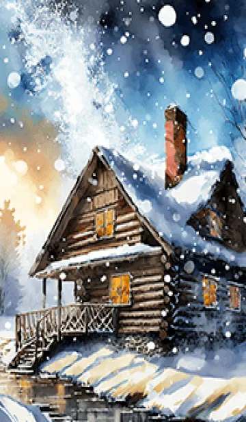 [LINE着せ替え] 優美な冬の風景の着せかえ(Winter-219)の画像1